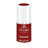 alessandro Striplac UV-Nagellack Lipstick Red – Schonend und langanhaltend – Einfache Entfernung dank Peel-Off-Technologie – Vegan und tierversuchsfrei – 8
