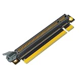 FIGGRITID PCI-E 16 x 3.0 Riserkarte umgekehrt 90 Grad männlich auf männlich, Hinzufügen einer PCIE Reverse Riser Karte für 1U Server (SIND Installation auf die CPU)