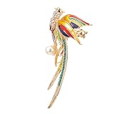 Veemoon Dekorative Peacock Brosche Brosche Für Damen Anstecknadel Für Kleidung Elegantes Design Für Besondere Anlässe Langlebig G