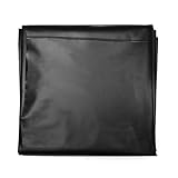 Strapazierfähige schwarze Teichfolie, 3,5 x 5 m, 4 x 7 m, 6,5 x 9 m, flexibel, 0,12 mm dick, UV-Schutz, ideal für Koiteiche, Garten, Schwimmbäder, langlebig, wasserdichte Auskleidung (Größe: 2 x 4 m)