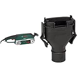 Bosch Bandschleifer PBS 75 A, 1 Schleifband K 80 (710 W, Schleiffläche 76 x 165 mm, Bandabmessung 75 x 533 mm) + 1x Adapter für Staubbeutel für Exzenter-, Schwing- und M