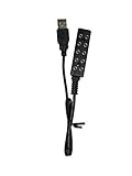 Kahlert Licht 069465 Verteilerleiste mit USB Anschluss, schw