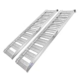 LIEKUMM 2X Auffahrrampe, 182x34cm Verladerampe, 1000kg Pro Paar, Anhängerrampe, Auto Laderampe für Motorrad ATV Quad PKW