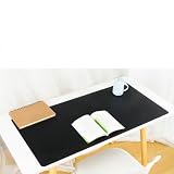 Doppelseitiges Leder Mouse Mat,Desk Pad,Schreibtischunterlage,Laptop Tischunterlage,Wasserdichte Schreibunterlage,Office Mauspad Aus Leder,FüR BüRo- Oder Heimbereich,Doppelseitig