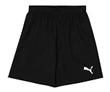 PUMA Unisex Kinder Teamrise Jr Shorts, Puma Black-puma White, 116 EU