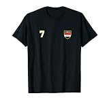 Irak Nummer 7 Fußball Flagge # sieben Irak T-S