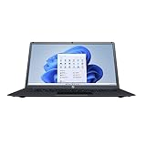 PRIXTON - Laptop Netbook 14,1-Zoll-Bildschirm, Windows 10 Pro Betriebssystem, Intel Celeron Gemini Lake N4020, 4GB/64GB Speicher mit spanischer QWERTY-T