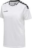 Hummel Damen Hmlauthentic Poly Jersey Woman S/S Trikot, Weiß, XS EU