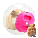 Ball Hamster 7,27 Zoll, Bälle | Transparente Zwergenspiele Laufrad – Chinchilla-Rad, leise, Meerschw