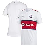 adidas Youth Chicago Fire MLS White 2019 Zweites Trikot (S)