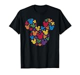 Disney Mickey Mouse Icon Retro Rainbow T-S