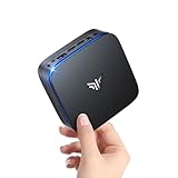 NiPoGi AK1PLUS Mini PC Ιntel Alder Lake-Ν N95(bis zu 3,4 GHz) 8GB DDR4 256GB SSD,Micro PC, 2,5-Zoll-SSD/Gigabit Ethernet/2.4+5G WiFi/BT4.2/4K@60Hz UHD Dual Display Mini Computer Büro/S