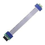 WINGONEER PCI-Express PCI-E 1X Riser-Karte Flex-Verlängerungskabel für PC