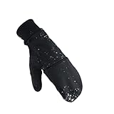 Generisch wasserdichte Schneehandschuhe mit Touchscreen – dick und warm, ideal for Angeln Snowboarden, for Damen Herren, perfekt for den Winter(S)