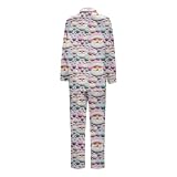 SKTIISN Pyjama Hosen Damen Weihnachtspullover Family größe Schlafanzugoberteile für Herren Cute Pyjama Damen Baumwolle große größe Schlafhose Loungewear F