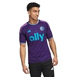 adidas Herren Fußball Charlotte FC 23/24 Authentic Away Trikot, Purpur, M