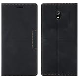 OKZone Kompatibel mit Samsung Galaxy J5 2017 / J530 Hülle, Handyhülle Samsung J5 2017 / J530 Wallet PU Leder Kartenfach Magnet Klappbar Schutzhülle Samsung Hülle Flip Case Cover Klapphülle (Schwarz)