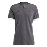 adidas Herren-Fußballtrikot Juventus 23/24, Lifestyler Third, luxuriöse Details, 100 % recycelte Materialien, Grau, L