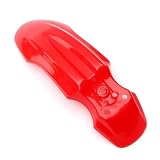 WKXTECZT Motorrad Spritzschutz Für CRF 50 CRF50 Motorradzubehör Motorrad Vorderer Kotflügel Kunststoff Kotflügel Schutzhülle Splash Kotflügel Kotflügel Motorrad Kotflügel(Rot)