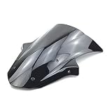 TNTVLMVUZ Spoiler Luftabweiser Bildschirm Für Für Ninja Für ZX-10R Für ZX10R Für ZX Für 10R 11 12 13 14 15 Windschutz Windschutzscheibe Windabweiser Zubehör Windschutz Scheibe(Zwart)