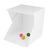 DOITOOL Fotostudio Mini Photo Studio Portable Photo Studio Photography Lighting Box USB Photo Studio Photo Studio geführte Zelte tragbares Fotolicht kleine Zelte Weiß