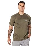 UFC Kurzärmeliges T-Shirt mit Rundhalsausschnitt, Oliv/Blatt für mich (Leaf It to Me), XL