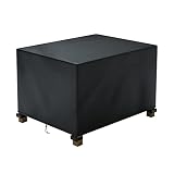 nomiou Abdeckung für Gartenhocker Beistelltisch Wasserdicht (72x56x43cm)