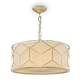 MAYTONI DECORATIVE LIGHTING Hängelampe Hängeleuchte Pendellampe Schirmleuchte Deckenleuchte Textil weiß g