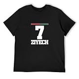 Ziyech 7 Morocco Colors World Soccer Fans Unisex T-Shirt Black XL