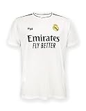 Real Madrid Home Trikot Saison 24/25, Weiß, M, Replik Shirt Mit Offizieller L
