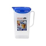 LocknLock CLASSIC Saftkanne mit Deckel und Griff | 1,5 L | 165 × 97 × 227 mm | Wasser-& Luftdichte Aufbewahrungsbox dank 4-Seitenverriegelung | BPA-Frei | Saftkrug mit Deckel | Krug