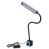 LED-Lampe, CNC-Arbeitsleuchte, 10 W, mit magnetischer Basis, flexibel, wasserdicht, für CNC-Maschinen, Drehlampe, Bohrmaschine, industrielle Beleuchtung, beleuchtetes Werkzeug