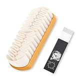 KNUIUYY 2 Stück Wildlederbürste Für Schuhe Set, Premium Schuhbürste Reinigungsbürste für Wildleder, Vielseitig Effektive Wildlederpflege Reiniger, Für Rauleder Nubuk Wildleder Und V