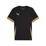 Puma Unisex Teamgoal Matchday Jr Fußballtrikot, Puma Black-Puma Gold, 164 EU