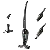 AEG Serie 3000 Ergorapido CX7-2-45MÖ 2in1 Akku Staubsauger, 50% Recyclingmaterial, beutellos, bis zu 45 min Laufzeit, freistehend, wendig, Bürstenreinigungsfunktion, LED, 0.5L, schw