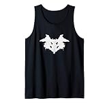Rorschach Tintenkleks-Test Psychologie Vintage Distressed Tank Top