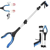 91cm Greifzange für Senioren - Faltbare Greifzange mit starkem Griff und 360° Drehkopf, Ergonomischer Greifer für Senioren, Robuste Müllzange für tägliche Aufgaben, B