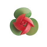 Dekora - Cupcake und Tortendeko Essbar - Essbare Blumen für Torte aus Esspapier in Rot und Geschmacksneutral Ø 3 cm - Glutenfrei, Zuckerfrei und für Veganer Geeignet - 150 Stück