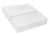 Kenekos - 20 Mikrofilter/Luftfilter/Abluftfilter/Microfilter/Filtermatte zuschneidbar ca. 190x90mm / kompatibel mit diversen Miele Bodenstaubsaug