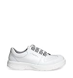 ABEBA 158887 711033 S2 Halbschuh, Rutschhemmende PU-Sohle, Weiß, 41 Größ