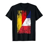 Deutschland & Frankreich Flaggen - Deutsch Französisch T-S