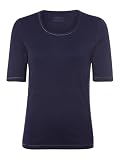 Olsen Damen Schlichtes Rundhalsshirt mit kurzen Ä