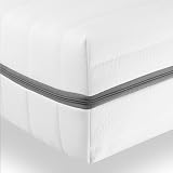 Sleepneo - Orthopädische 7 Zonen Matratze 90x200 - Höhe ca. 18cm - Härtegrad H3 & H4 - Kaltschaummatratze ergonomisch stützend - Oeko TEX & CertiPUR Z