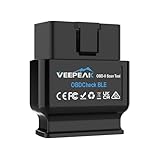 Veepeak OBDCheck BLE Bluetooth OBD II Diagnosegerät Auto Diagnose Codeleser Scanner kompatibel mit iOS UND