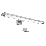 B.K.Licht I LED Spiegellampe I Badlampe I Schminklicht I Badezimmer-Leuchte I Schrankleuchte I Spiegelschrank Leuchte I Klemmleuchte I neutral-weiß I IP44 spritzwassergeschützt I Produktlänge: 40