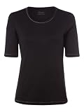 Olsen Damen Schlichtes Rundhalsshirt mit kurzen Ä