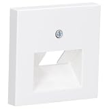 Gira 27003 Zentralplatte 55 x 55 mm für UAE/IAEST55 reinweiß-glänzend Anschlußdosen, 027003
