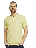 TOM TAILOR Herren T-Shirt im Used-Look 1026019, 22564 - Pale Straw Yellow, XL