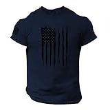 Schnäppchen Tshirt Herren Casual Lose Rundhals Kurzarm Sommer Mode T-Shirt Mit 3D-Druck Sommer Lässig Fitness Sportshirts Sommer Elegant Bequemes Tops Leichte T-Shirt Herren Marken T-Shirt Angeb