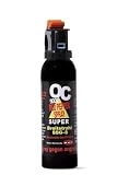 Pfefferspray OC 5000 Breitstrahl mit Fingergriff 150ml 200ml zur Tierabwehr 1 Mio. Scoville (200ml)